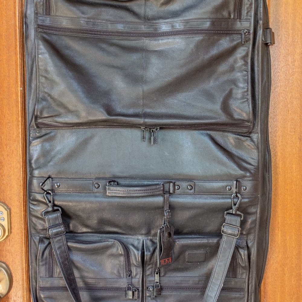 Tumi Leather Garment Bag